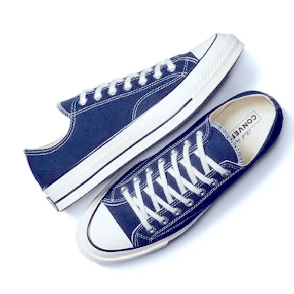 Converse Shoes - Navy/Purple Converse Unisex Size 7.5 Men/ 9.5 Women
